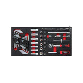 Va-Työkalusarja 1/4- 67-Os. Foam